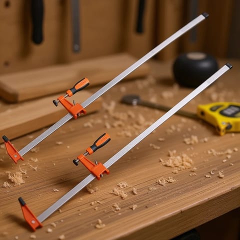 Adjustable Clamp 36 Inch Bar Clamp 600 Lbs Load Capacity Woodworking Metal