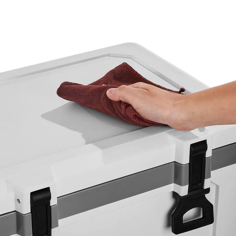 Portable 26 QT Hard Cooler Heavy Duty Handles Strap LLDPE Rigid Material 15L