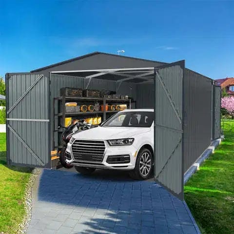 Upgrade Your Garden Storage Solution Durable 13'x20' Metal Storage Shed