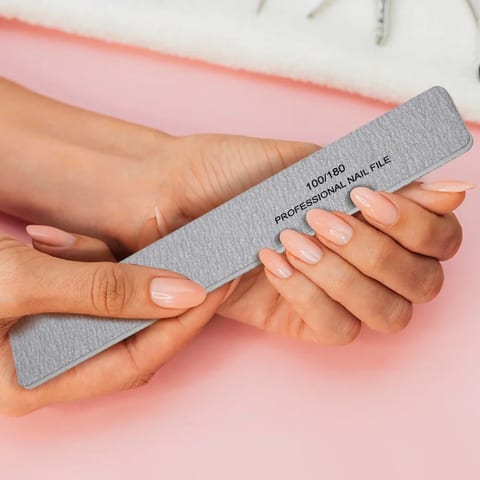 New Professional Remove Nail Polish Tools Double Side EMERY EVA Nail File 80/80