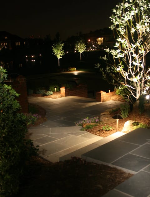 LT2104 Solid Brass Finish Light Outdoor Low Voltage Landscape Lighting Wall