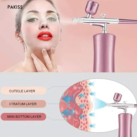 PAKISS Water Light Handheld Nano Spray Facial Oxygen Injection Instrument Home