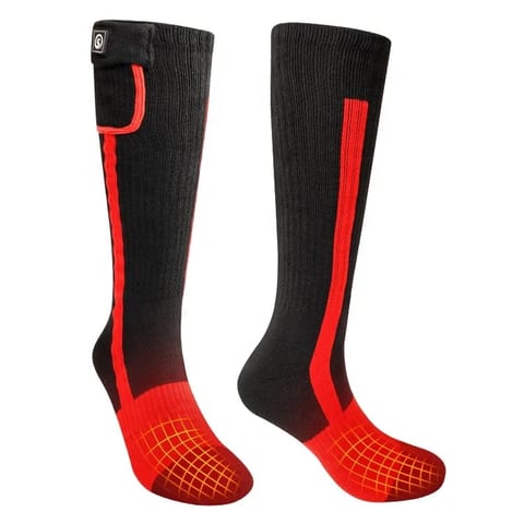 Custom Outdoor Wireless Remote Control Rechargeable Battery Heated Socks