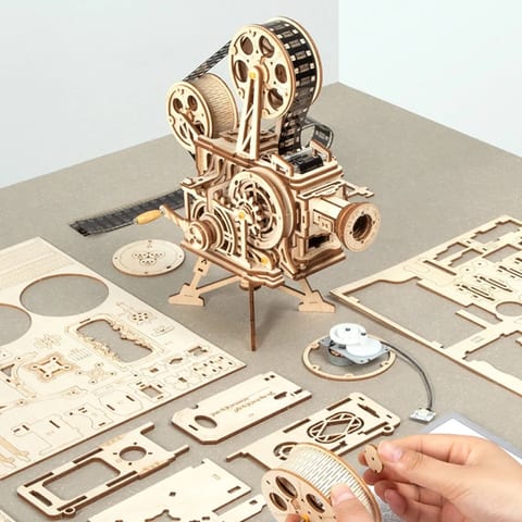 CPC Certificated Robotime Rokr DIY Handmade Assembled Toys LK601 Vitascope 3D