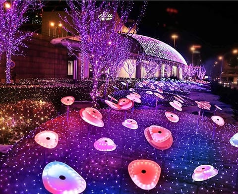 IP65 Waterproof Outdoor Garden 10/15m RGBIC Tira De Luces Led Smart Color