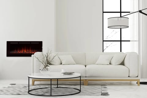 Luxstar 50-Inch Electric Fireplace Heater High Quality Indoor 1500W Recessed