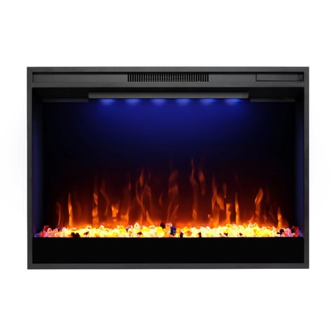 Luxstar High Quality Electric Fireplace Inserts,33 Inch Fireplace Heaters Real