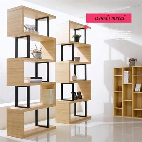 YQ FOREVER Living Room Book Store Furniture Home Bookshelves Wood MDF Display