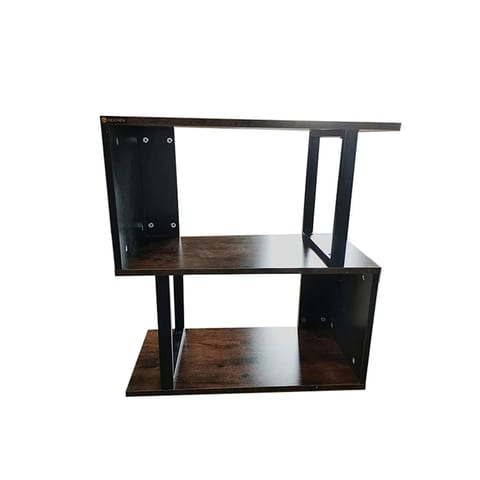 YQ FOREVER MDF Book Shelf Wooden Storage Book Holders Racks Shelf