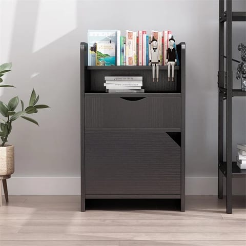 YQ FOREVER Filling Cabinet With Drawer Multifunctional Storage Side Cabinet
