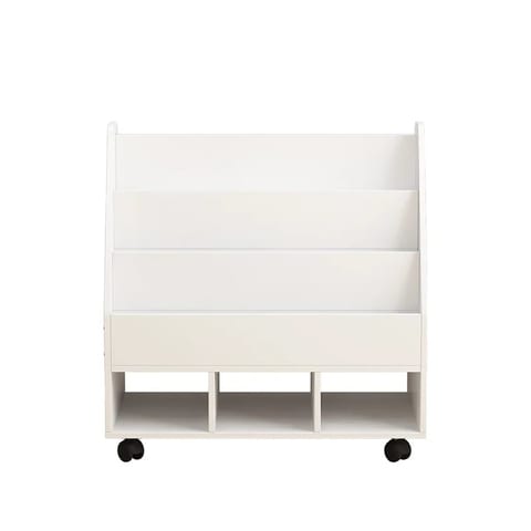 YQ FOREVER Moveable Bookcase Home Closet Chest Storage Bookshelves Bedroom