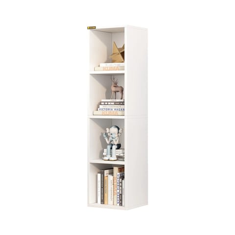 YQ FOREVER MDF Bookcase Home Storage Bookshelves Wooden Cabinet Modern