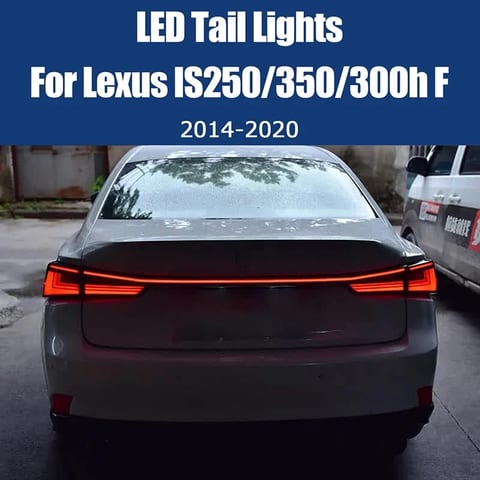 HCMOTIONZ LED Tail Lights for Lexus IS 2013-2020 200t F IS250 300 350 300h