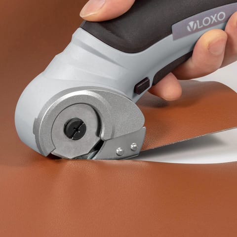 VLOXO Cardboard Cutter, Cordless Electric Scissors for Leather with Safety
