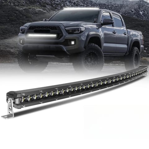 Super Slim Single Row 6000K Traffic Advisor LED Strobe Light Bar 100W Power for