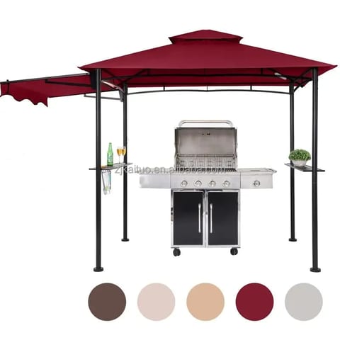 Factory Directly Promotional Gazebo Collection Side Awnings Shelves 2-Tier
