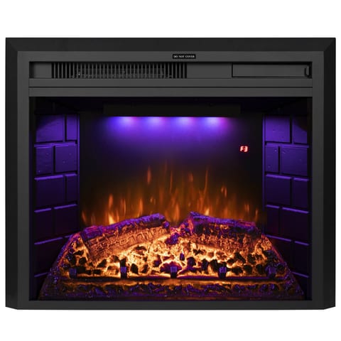 Luxstar 25 Inch Modern Decorative Electric Fireplace Insert for Household Use