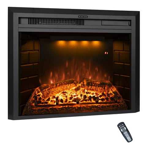 Luxstar 36-Inch Electric Fireplace Insert Built-in Decorative Heating
