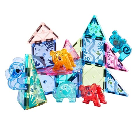Mideer CT6399 Children's Magnetic Piece Color Window Building Blocks Color