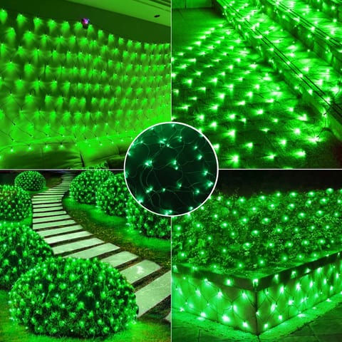 Outdoor Christmas Net Lights,12FT X 5FT LED String Light,Connectable Light,Plug