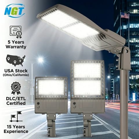 Street Lights 400W 320W Energy Saving Parking Lot Lamp 5 Year Warranty Ip65