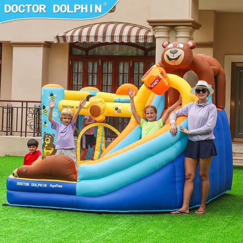 Usa Dolphin Doctor Inflatable Jumping Castle Bounce Slide Inflatable Jumping