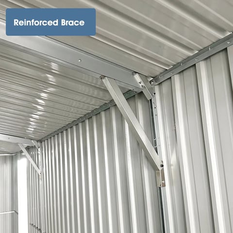 [ ] 20 X 13 FT Outdoor Metal Storage Shed for Backyard Utility Tool House Fast