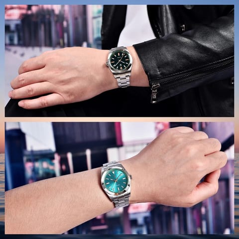 PAGANI DESIGN Men's Watches Luxury Automatic Watch for Men Green Glass