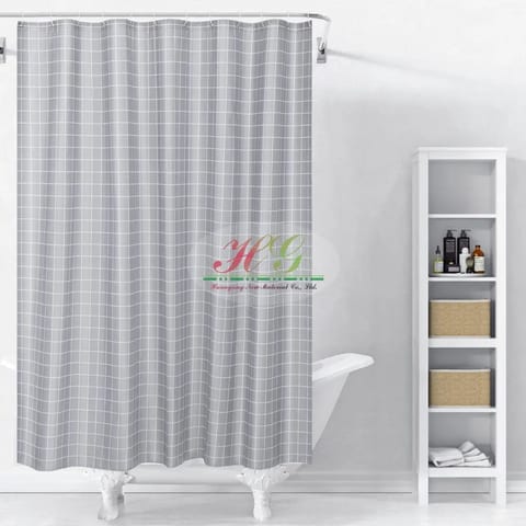 No Tariff High Quality PEVA Shower Curtain with Attractive Printed Pattern for