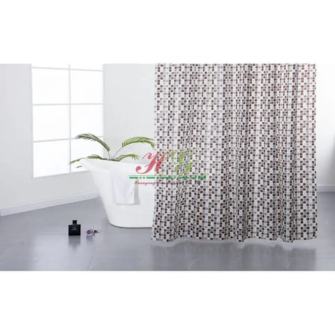 No Tariff PEVA Shower Curtain Best Choice for Bathroom Stylish Printed Design