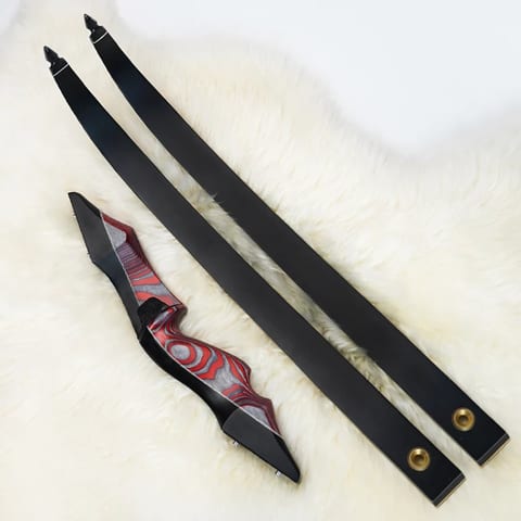 PMZ Archery Hunting Bow 60 Inch Traditional Recurve Bow 20-50 Lbs Handmade