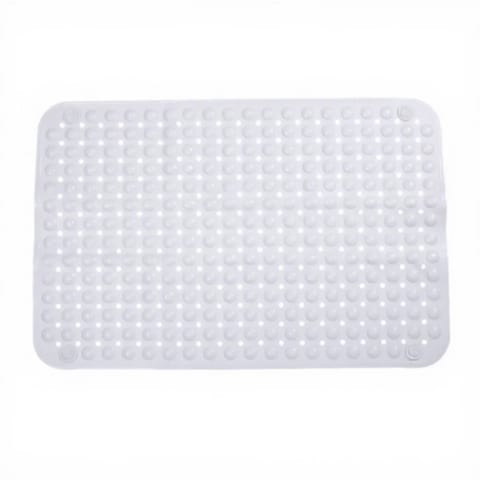 Strong Suction Cup Foot Massager Bath Mat with Drain Holes Soft PVC Non Slip