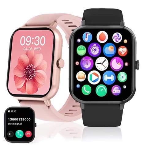 SENBONO ZL54CJ Square Smartwatch Women BT Call Heart Rate Sport Mode Fitness