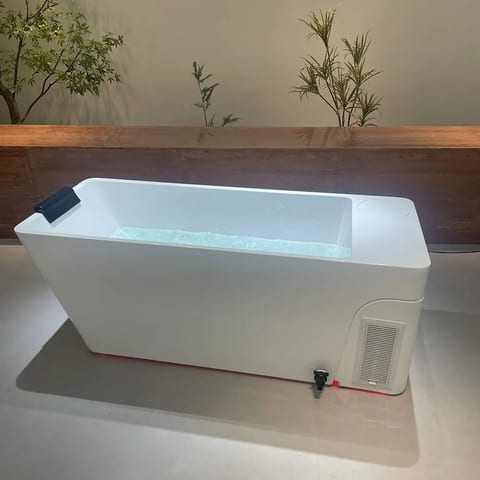 New Design Acrylic Wifi Ice Bath Cold Plunge Tub Outdoor All in One Plunge Pool