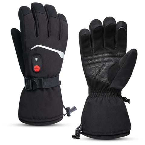 SAVIOR Electric Winter Gloves 7.4V Rechargeable Battery Heated Gloves Snowboard