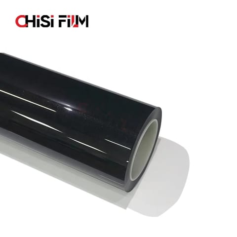 CHISI TPU Bright Black Color Ppf Film Anti Scratch Self Healing Car Paint