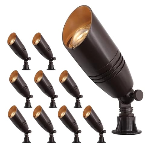 USA Warehouse LT2105A 2700K-6000K IP65 12 Volt Garden Spike Low Voltage
