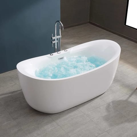 Local Stock US Freestanding Spa Bath Tub Massage Whirlpool Indoor Acrylic