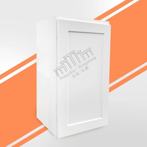 Easy to Assemble W1530 Soft Close Wall Storage Cabinets Flat Pack Single Door