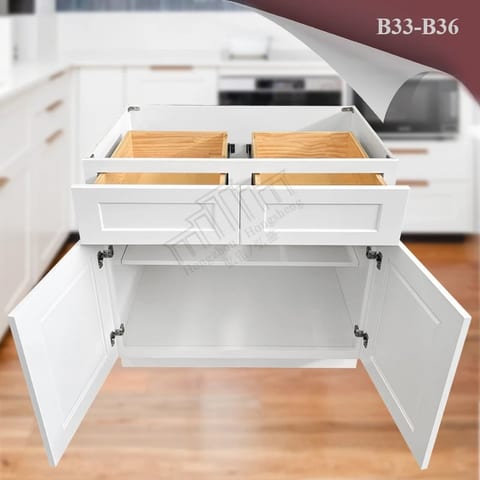 American Warehouse B33-B36 RTA Kitchen Cabinets Affordable Solid Wood Cabinets