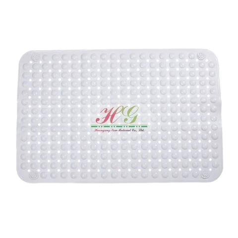 Anti Slip Bathroom Rug Set Special Shaped Fast Absorbent PVC Bath Mats