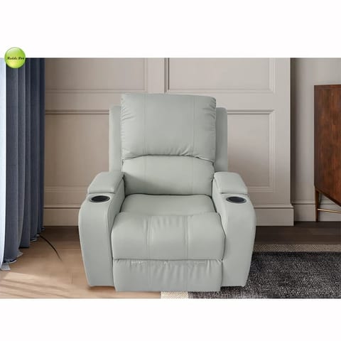 Redde Boo Modern Synthetic Leather Manual Recliner Sofa Chair High Back with
