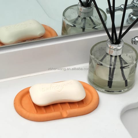 Nicole Handmade Modern Minimalist Bathroom Accessories Silicone Concrete Soap