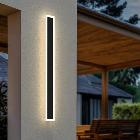 Outdoor Wall Lights Modern Outside Linear Wall Light Dimmable LED Outdoor