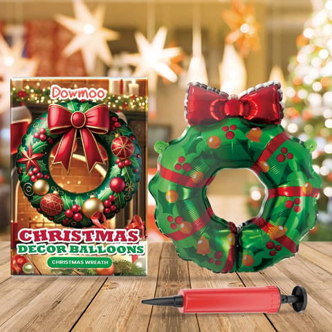Dowmoo Christmas Balloons Standing Santa Claus Reindeer Festive Tree Event