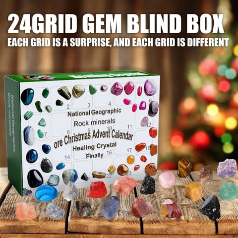 Dowmoo 24 Days Countdown 24 Lattice Ore Surprise Blind Box Christmas Holiday
