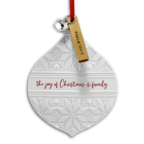 TD Luxury Handmade Christmas Ornament Knit Joy of Christmas 30cm Size for Home