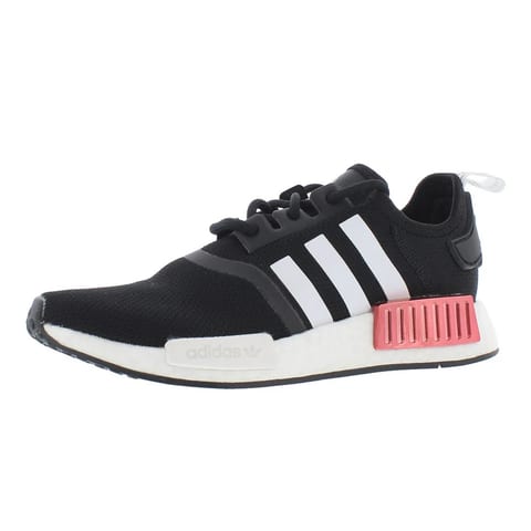 For NMD_R1 Women's Sports Shoes Size 6 Black/White/Pink Light Weight Cushioned