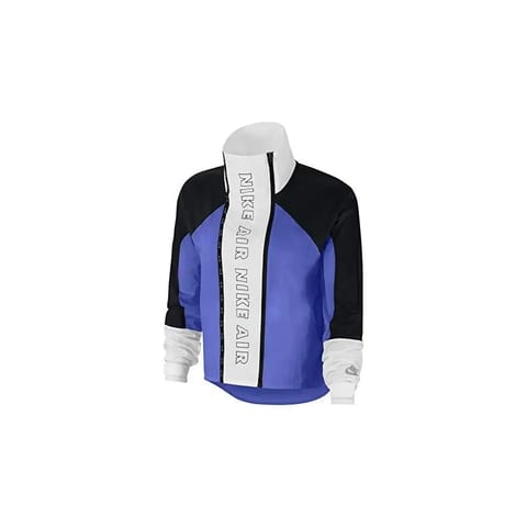 Nike Women's Air Jacket XS Sapphire Black White Soft Shell Waterproof Polyester