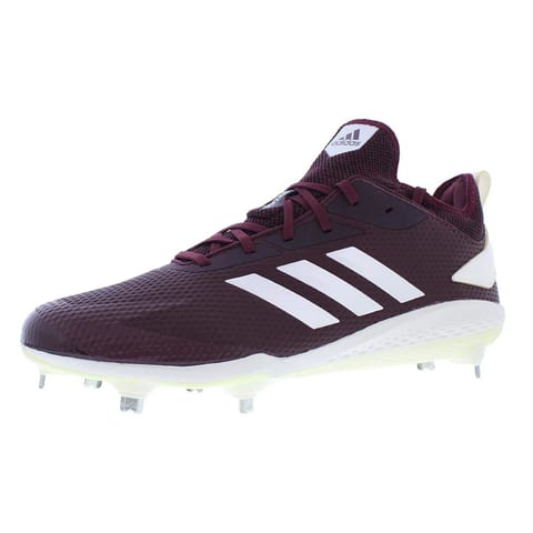 For for Afterburner V Men's Track Field Shoes Maroon/Cloud White/Black Color